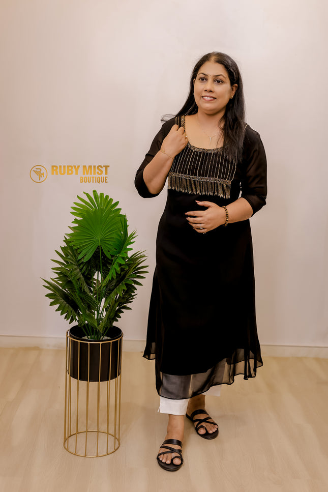 Georgette A- Line Flared Top