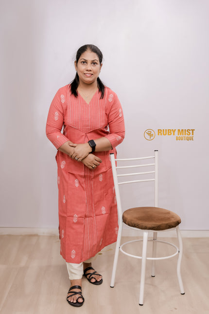 Stripe patterned cotton kurti