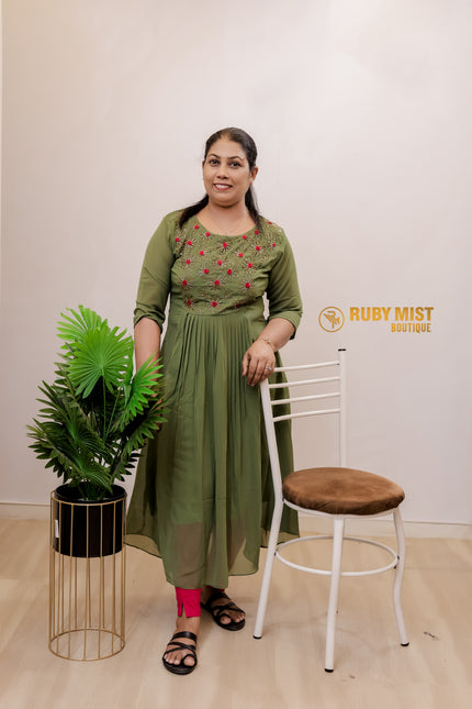 Center Pleated Umbrella Top