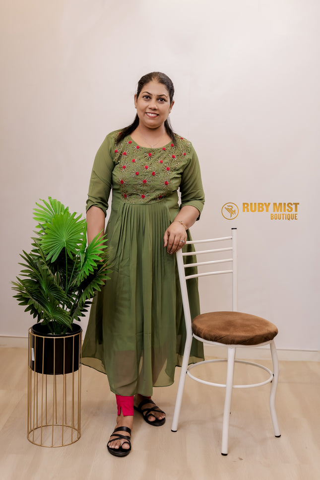 Center Pleated Umbrella Top