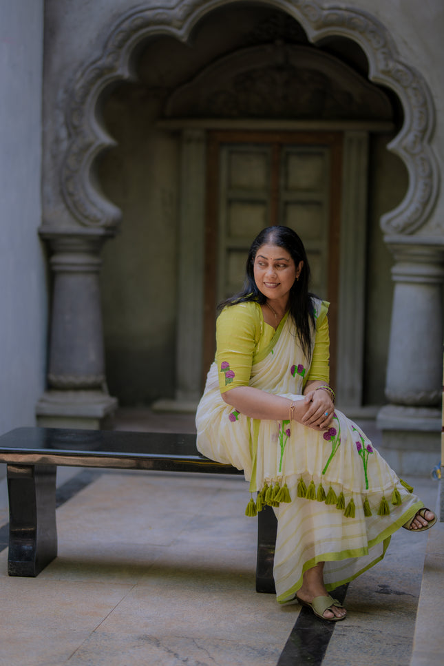 VAADAMALLI SAREE & BLOUSE PIECE