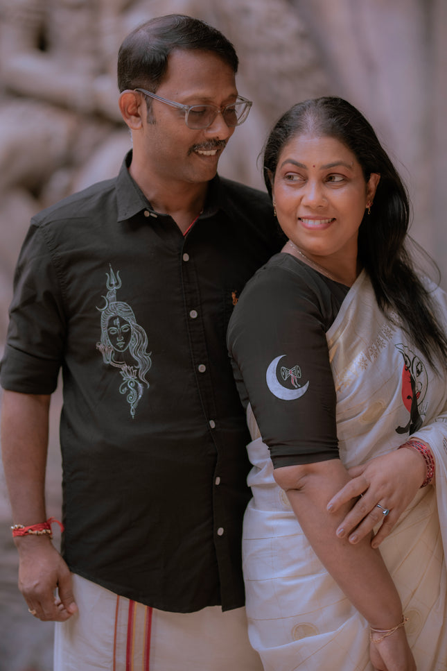SHIVA SAREE AND BLOUSE