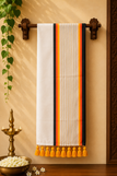LIGHT ORANGE & OFFWHITE