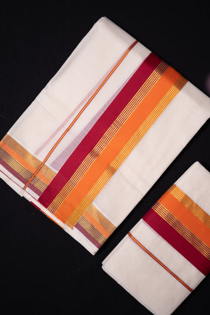 Single Set Mundu Two piece (SM 308)