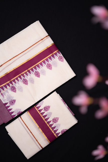 Single Set Mundu Two piece (SM 300)