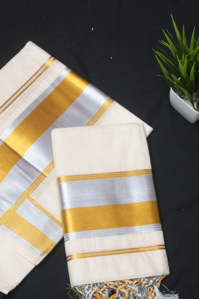 SET MUNDU	SM303	"Single Set Mundu Two piece"