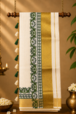 GREEN & OFFWHITE