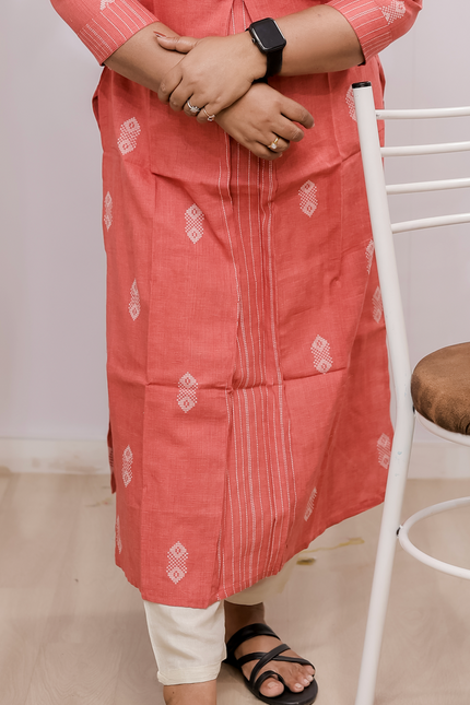 Stripe patterned cotton kurti