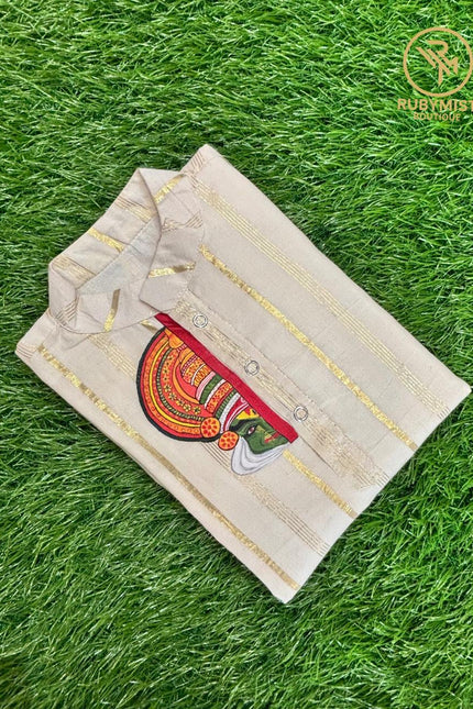 Kadhakali Painted Kurta