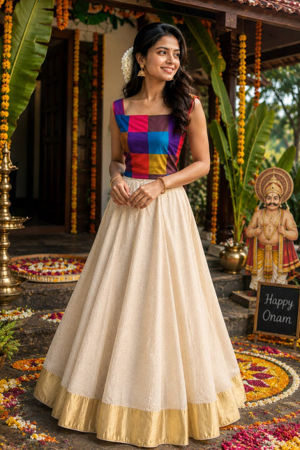 MADRAS CHECK SKIRT AND TOP SKTP192